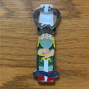 NWT Iceland Viking Magnetic Bottle Opener